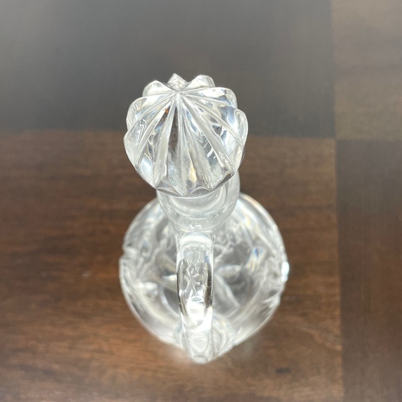 Vintage Small Decanter with Stopper Pinwheel Pattern - Picture 6 of 8